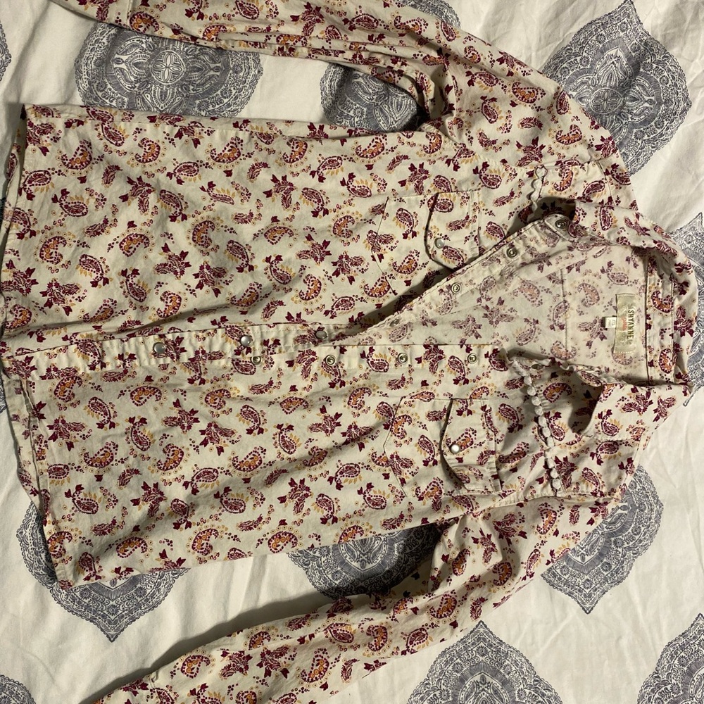 Floral Button-Up Shirt